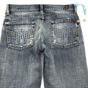 7 Seven For All Mankind Womens Flare Jeans